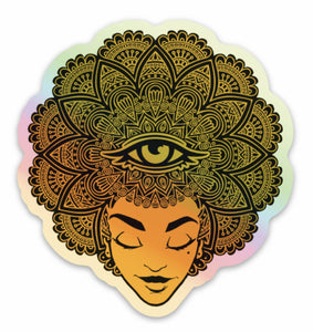 Fro-Zen Holographic Sticker