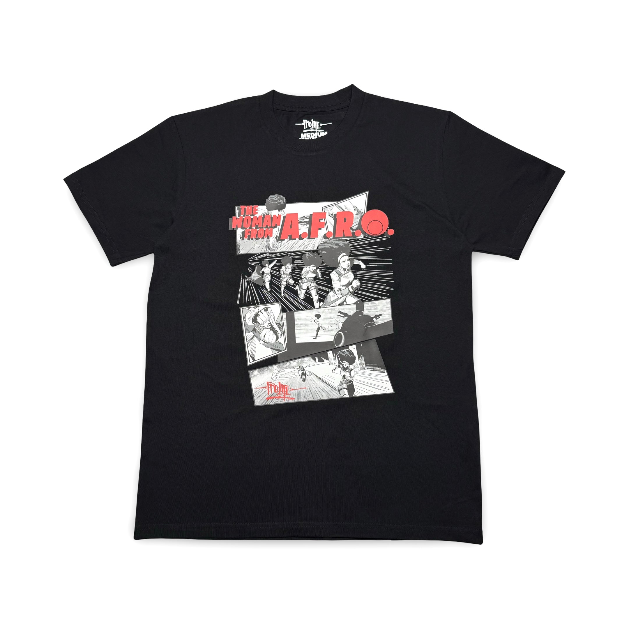 The Woman From A.F.R.O. Comic panel Tee
