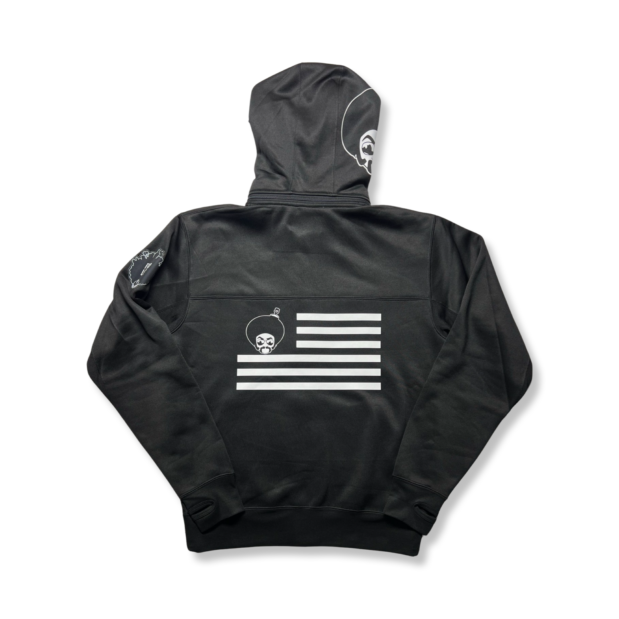 Frolice Flag Zip Up Hooded Track Jacket