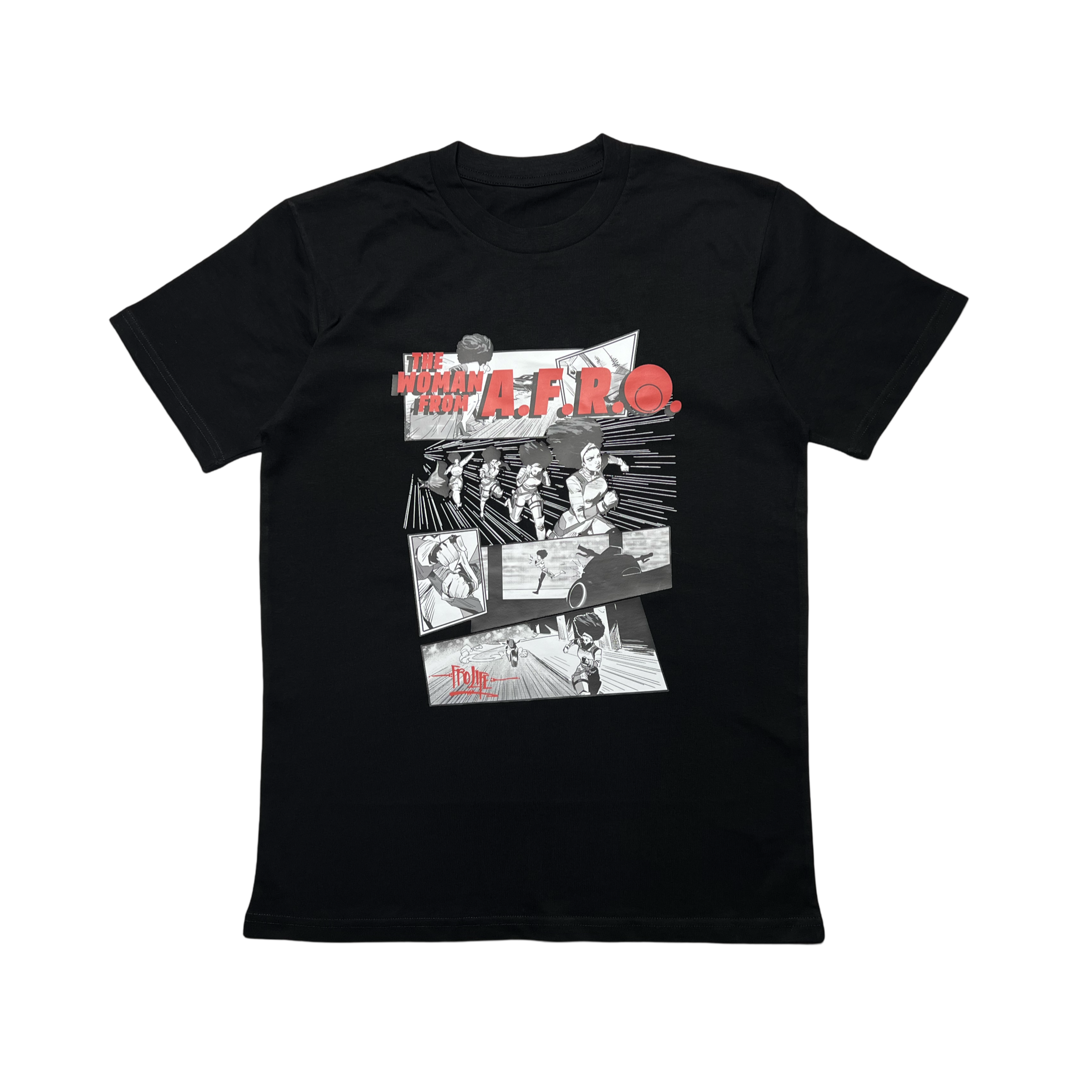 The Woman From A.F.R.O. Comic panel Tee