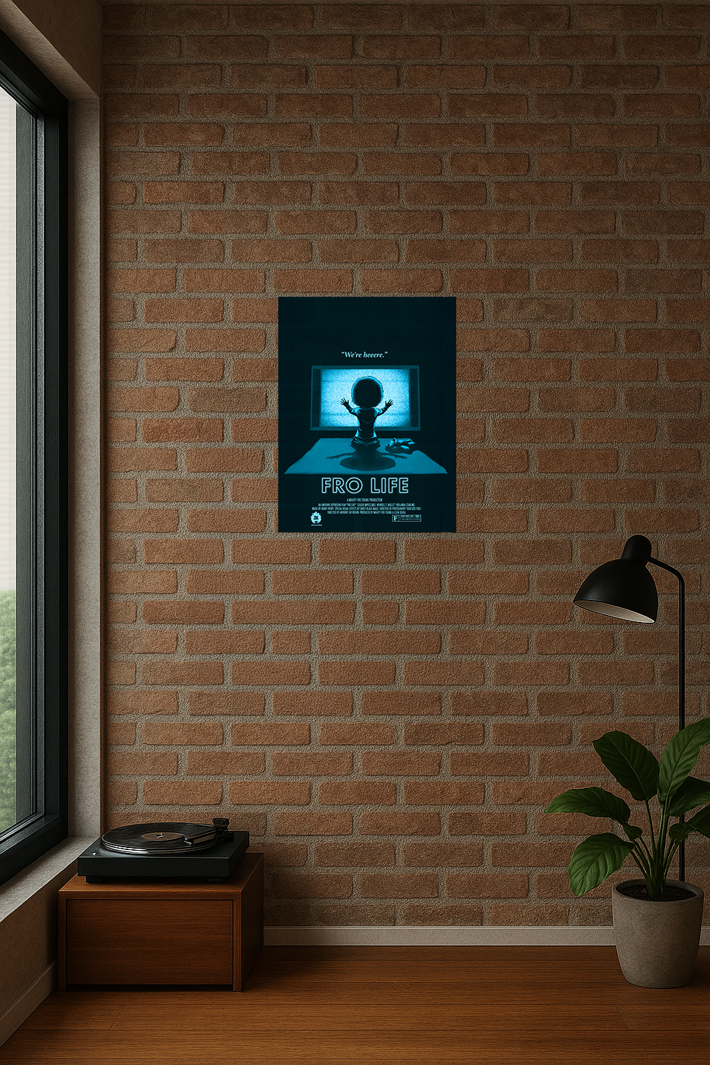 We’re Heeere Poster