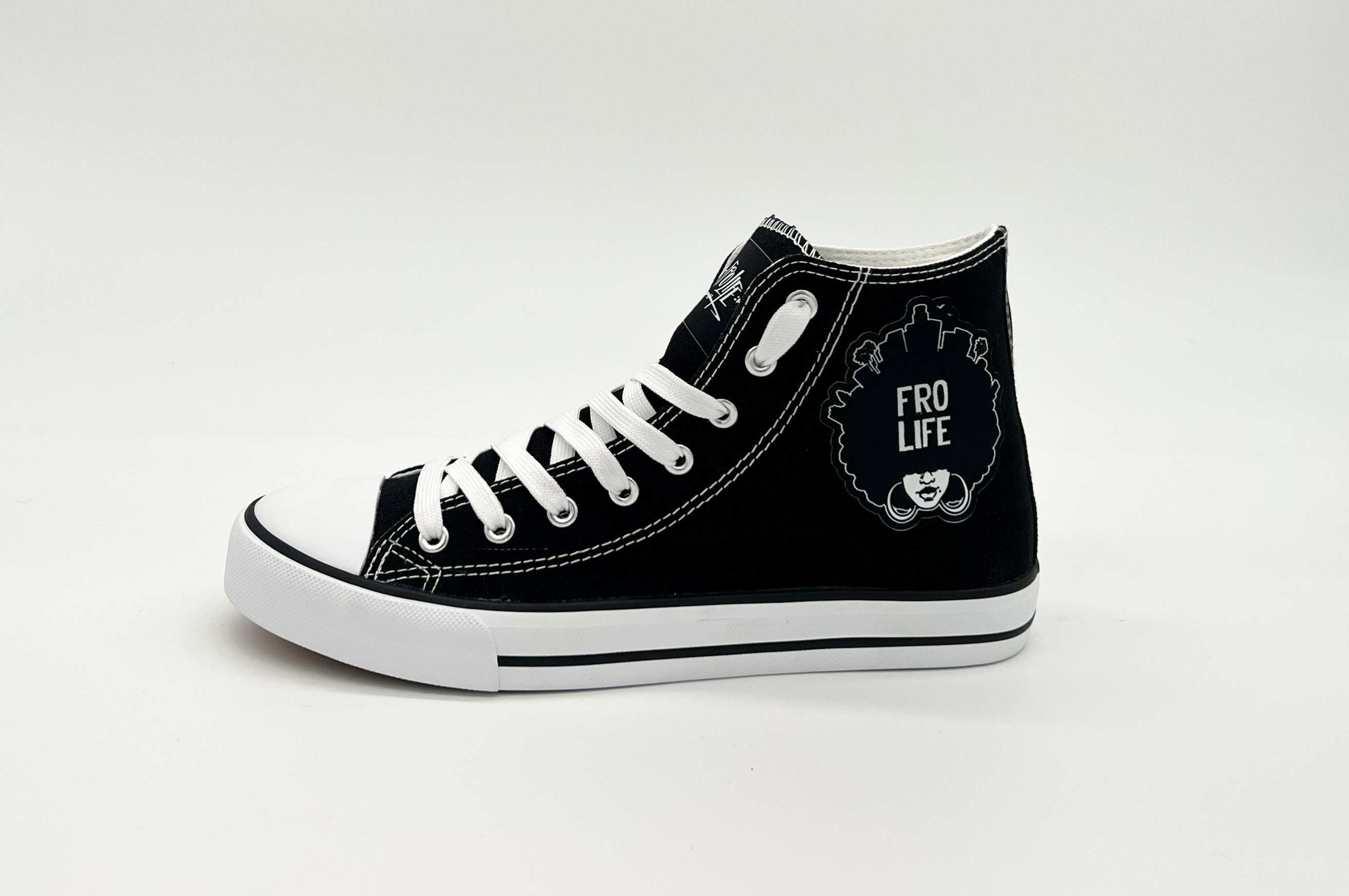 Fro Life High Top Canvas Shoes