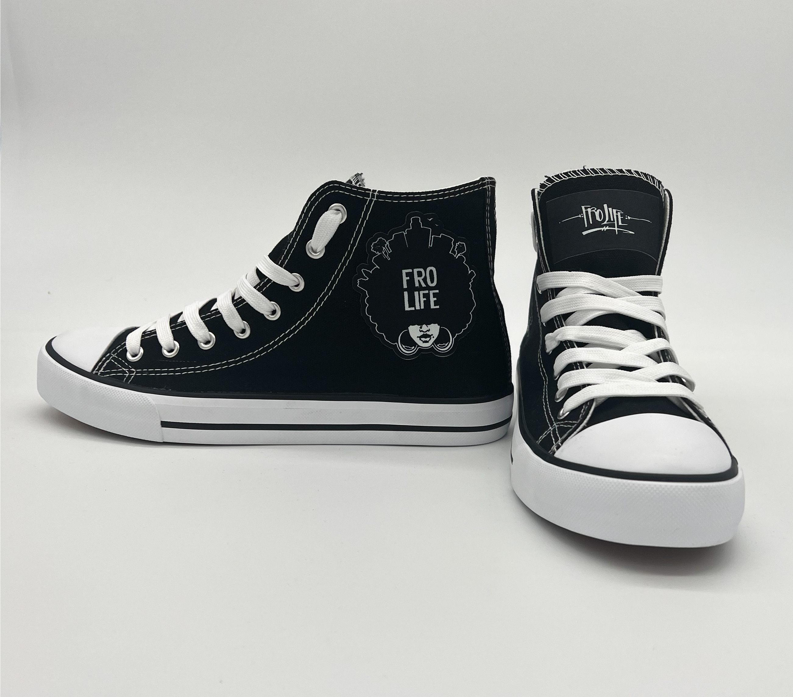 Fro Life High Top Canvas Shoes